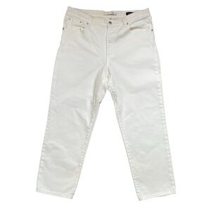 Ella Moss Women's White‎ Straight Leg Jeans